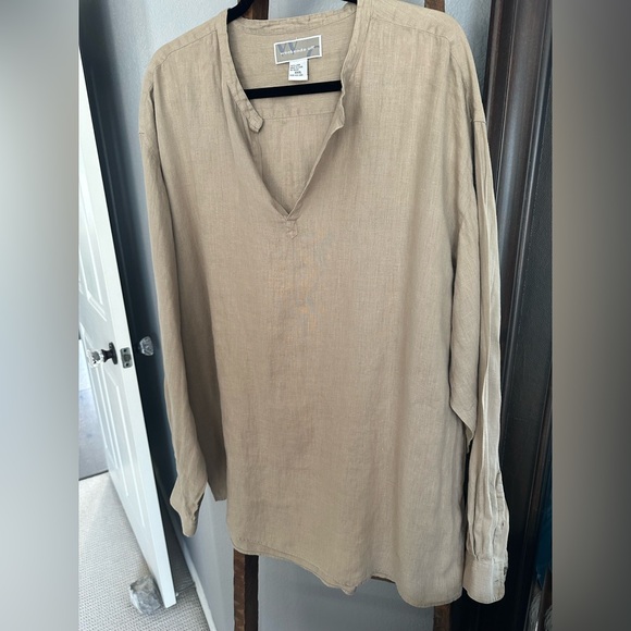 Weekendz men’s Linen Shirt, XXXL - Picture 6 of 15